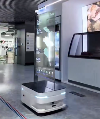 Advertising screen robot2