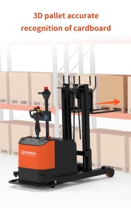 3D pallet recognition system scanning load in real time
