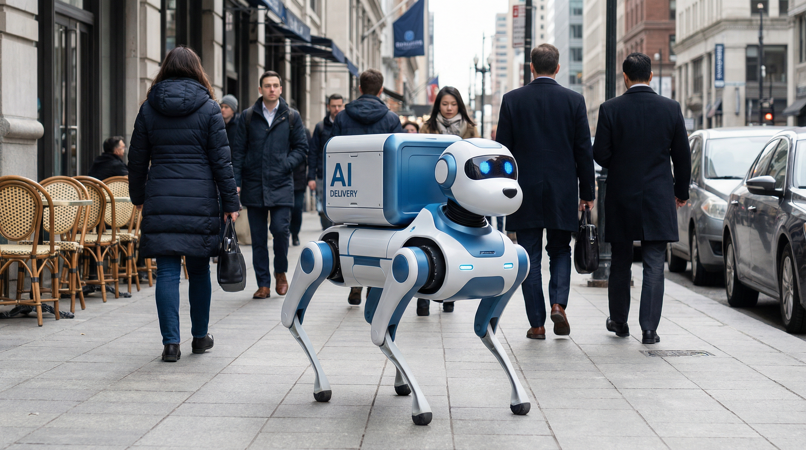 AI Dog Delivery Robot