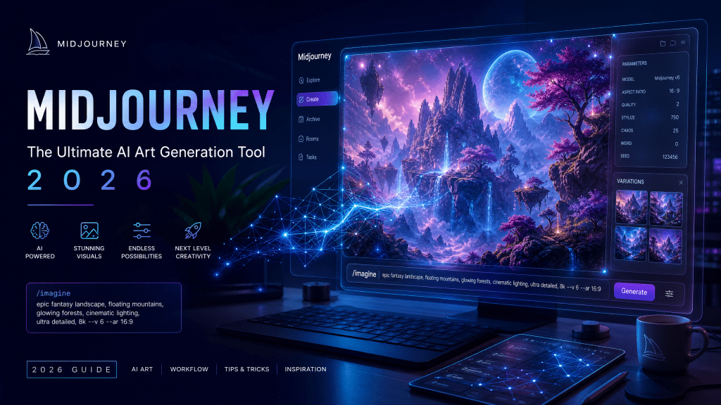 Midjourney AI Tool Guide Cover 2026