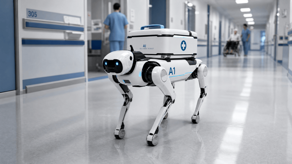AI Dog Delivery Robot